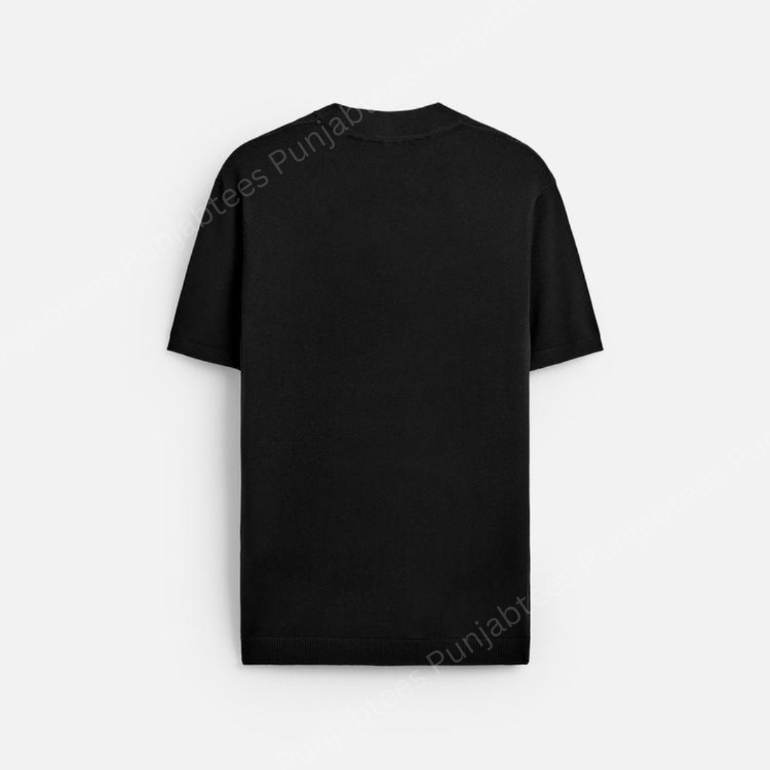 Classic Edition -Ultra-Soft Premium Off-Shoulder Black Tee