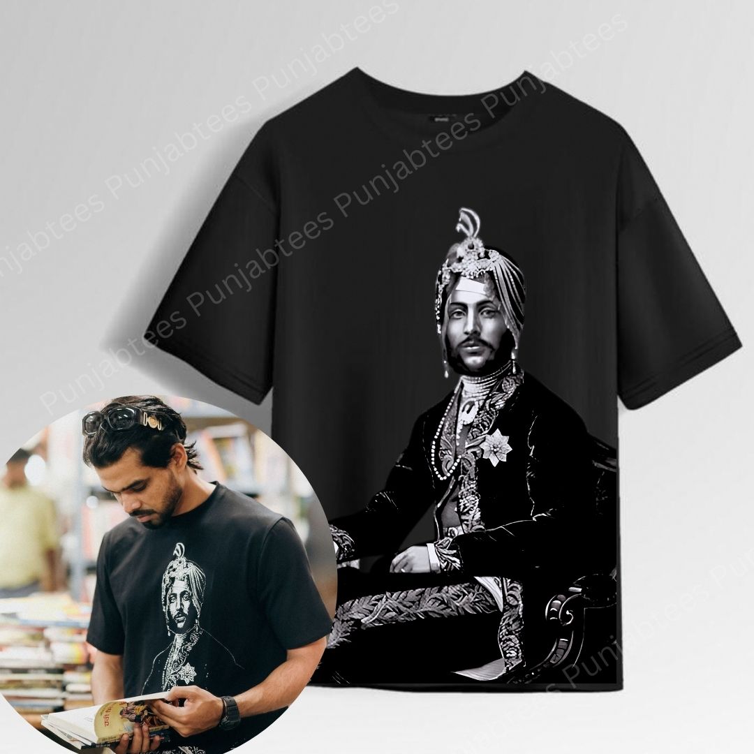 Maharaja Duleep Singh Off-Shoulder Ultra-Soft T-Shirt - Premium French Terry