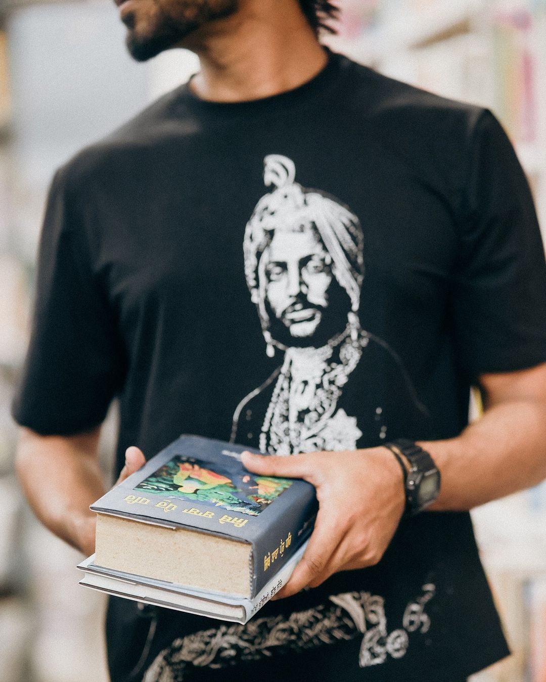 Maharaja Duleep Singh Off-Shoulder Ultra-Soft T-Shirt - Premium French Terry